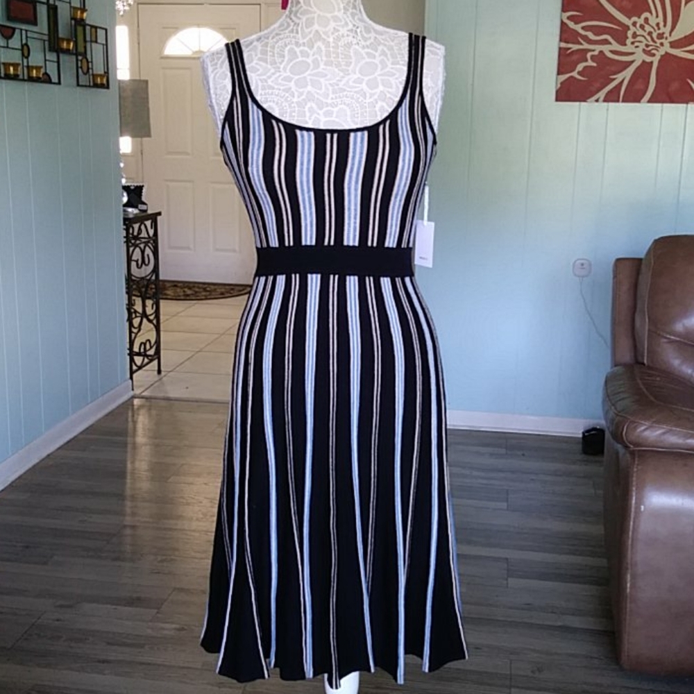 NWT Forever 21 striped midi dress